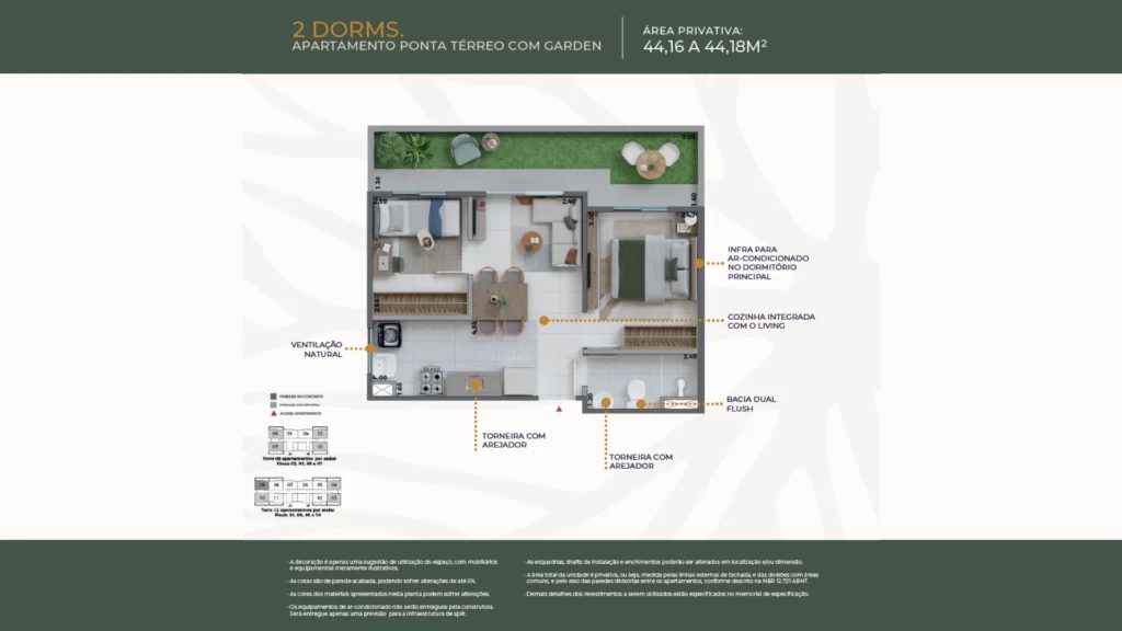 2 Dorms Garden - Ponta